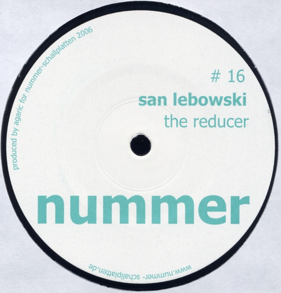 San Lebowski - The Reducer | Nummer-Schallplatten (# 16) - 4