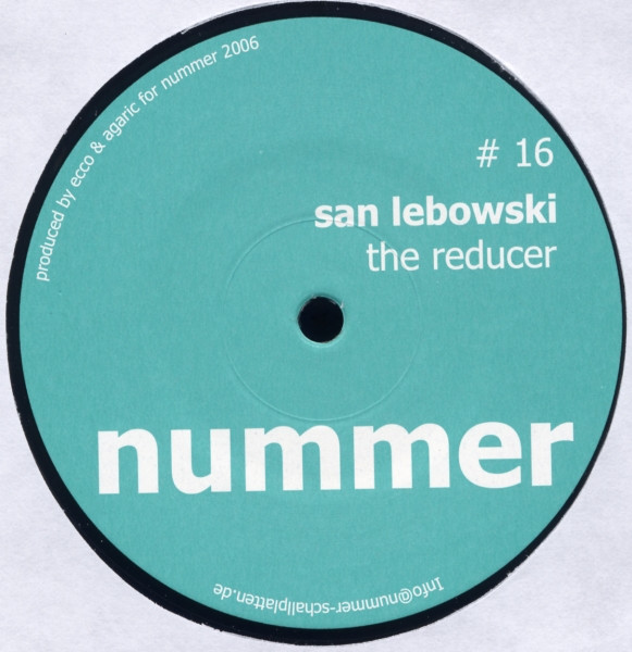 San Lebowski - The Reducer | Nummer-Schallplatten (# 16) - 3