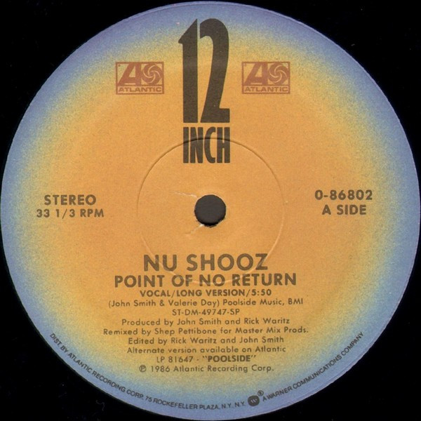 Nu Shooz - Point Of No Return | Atlantic (0-86802) - 3