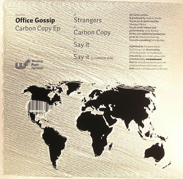Office Gossip - Carbon Copy EP | Winding Road Records (Road 019) - 2 Office Gossip - Carbon Copy EP | Winding Road Records (Road 019) - 2