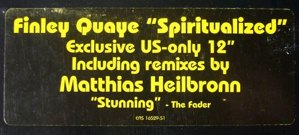 Finley Quaye - Spiritualized | Epic (EAS 16529) - 3 Finley Quaye - Spiritualized | Epic (EAS 16529) - 3
