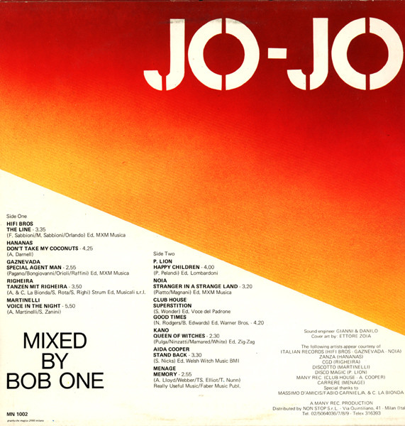 Various - Jo-Jo | Many Records (MN 1002) - 2