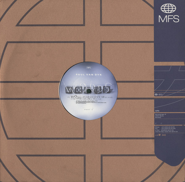 Paul van Dyk - Words (Part 2) | MFS (323.9115.0 18) - 3