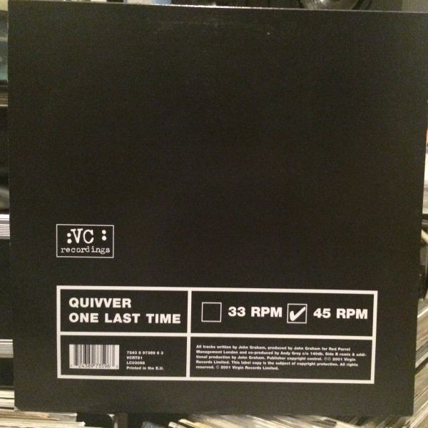 Quivver - One Last Time | VC Recordings (VCRT81) - 2 Quivver - One Last Time | VC Recordings (VCRT81) - 2