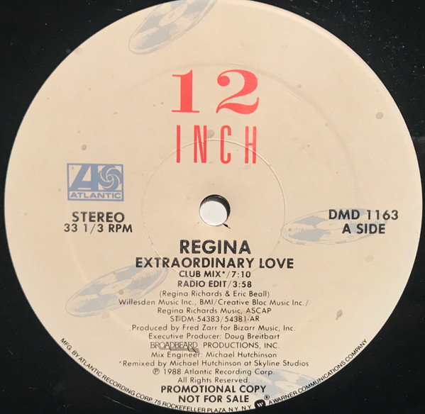 Regina - Extraordinary Love | Atlantic (DMD 1163) - main