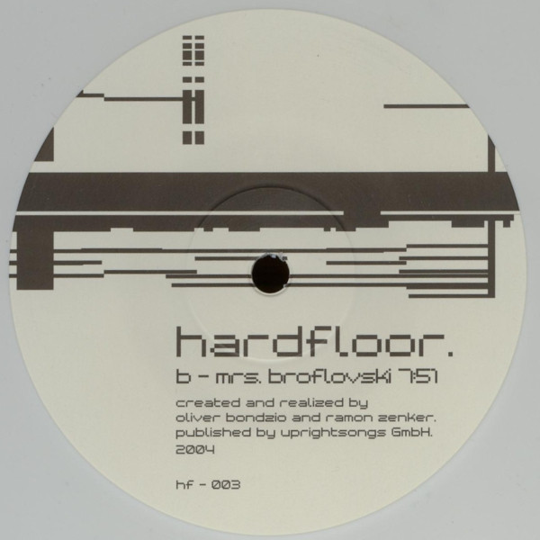 Hardfloor - Soulful Spirit / Mrs. Broflovski | Hardfloor (hf - 003) - 4