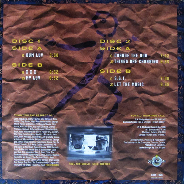 The Stickmen - Direct 2 Disc | Stickman Records (STIK 025) - 2 The Stickmen - Direct 2 Disc | Stickman Records (STIK 025) - 2