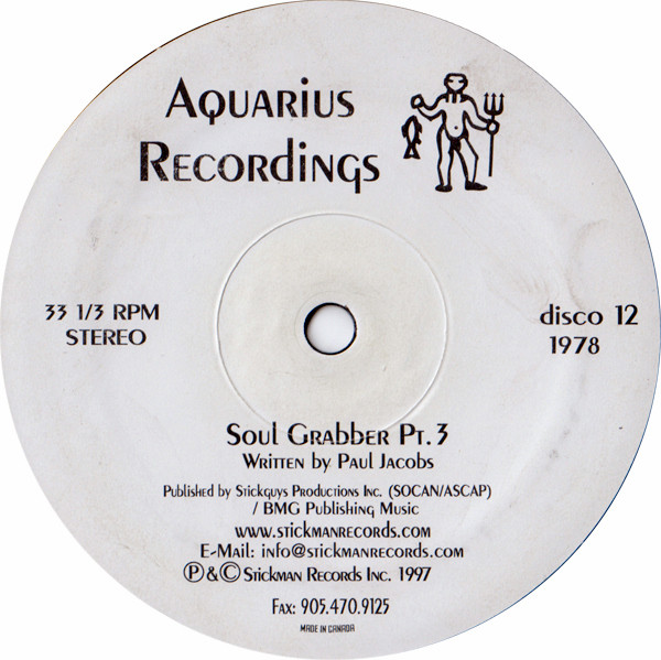 Paul Jacobs - Soul Grabber Pt. 3 | Aquarius Recordings (disco 12) - 3 Paul Jacobs - Soul Grabber Pt. 3 | Aquarius Recordings (disco 12) - 3