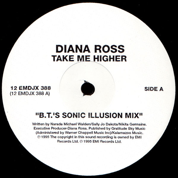 Diana Ross - Take Me Higher | EMI (12 EMDJX 388)