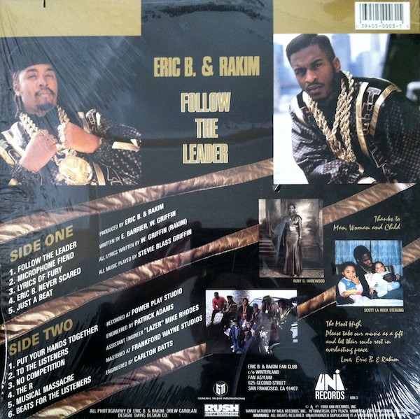 Eric B. & Rakim - Follow The Leader | UNI Records (UNI-3) - 2 Eric B. & Rakim - Follow The Leader | UNI Records (UNI-3) - 2