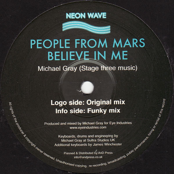 People From Mars - Believe In Me | Neon Wave (NEONWAVE005) - main