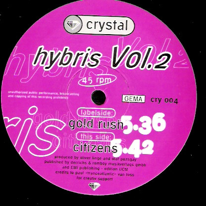 Hybris - Vol.2 | Crystal (cry 004) - main