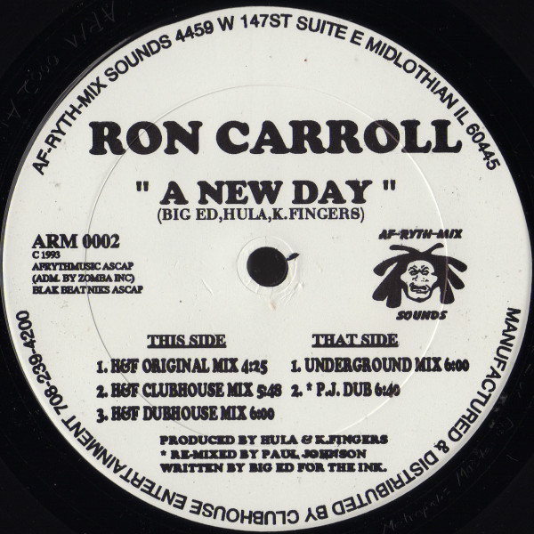 Ron Carroll - A New Day | Af-Ryth-Mix Sounds (ARM 0002) - main Ron Carroll - A New Day | Af-Ryth-Mix Sounds (ARM 0002) - main