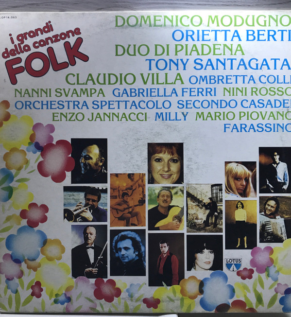 Various - I Grandi Della Canzone Folk | Lotus (LOP 14.063)