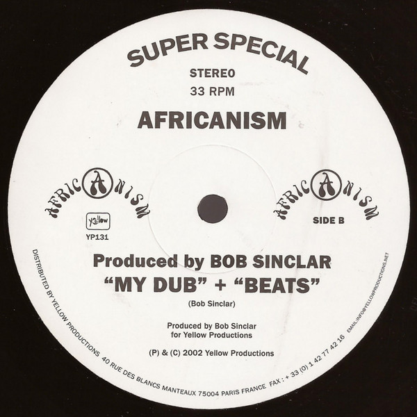 Africanism - My Beat + My Dub | Yellow Productions (YP131) - 3