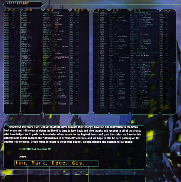 Various - Enforcers (Above The Law) | Reinforced Records (RIVET LP07) - 4