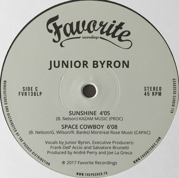 Junior Byron - Sunshine | Favorite Recordings (FVR136LP) - 5 Junior Byron - Sunshine | Favorite Recordings (FVR136LP) - 5