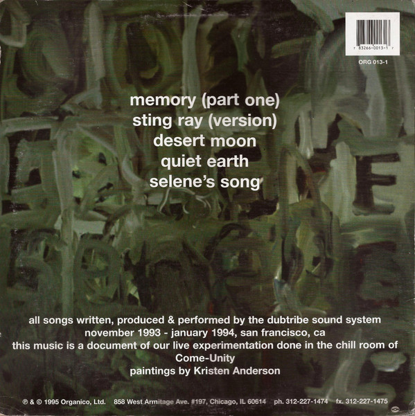 Dubtribe Sound System - Selene Songs | Organico (ORG 013-1) - 2 Dubtribe Sound System - Selene Songs | Organico (ORG 013-1) - 2