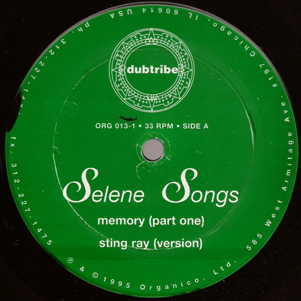Dubtribe Sound System - Selene Songs | Organico (ORG 013-1) - 3 Dubtribe Sound System - Selene Songs | Organico (ORG 013-1) - 3