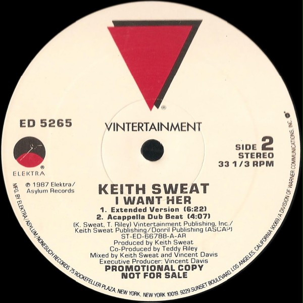 Keith Sweat - I Want Her | Vintertainment (ED 5265) - 2