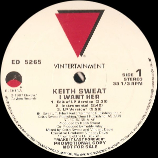 Keith Sweat - I Want Her | Vintertainment (ED 5265) - main