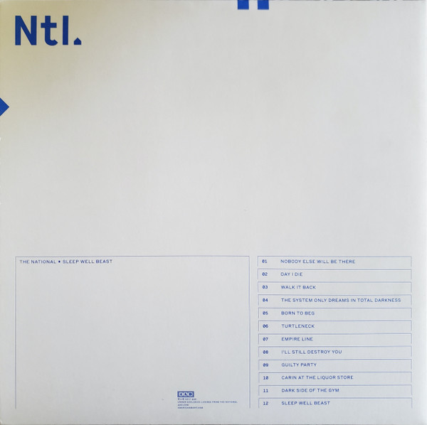 The National - Sleep Well Beast | 4AD (4AD0020LPE) - 4