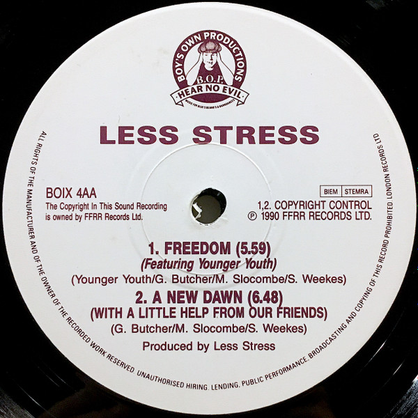 Less Stress - Don't Dream It's Over | Boy's Own Productions (BOIX 4) - 4 Less Stress - Don't Dream It's Over | Boy's Own Productions (BOIX 4) - 4