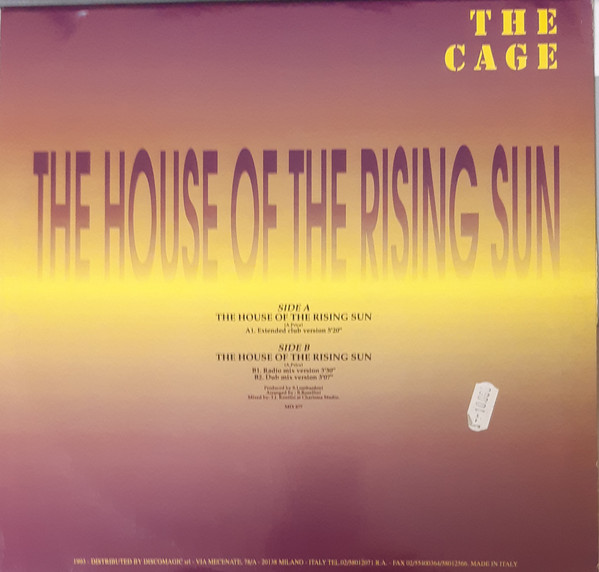 The Cage - The House Of The Rising Sun | Discomagic Records (MIX 877) - 2