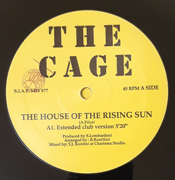 The Cage - The House Of The Rising Sun | Discomagic Records (MIX 877) - 3