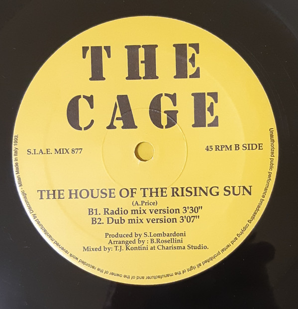 The Cage - The House Of The Rising Sun | Discomagic Records (MIX 877) - 4