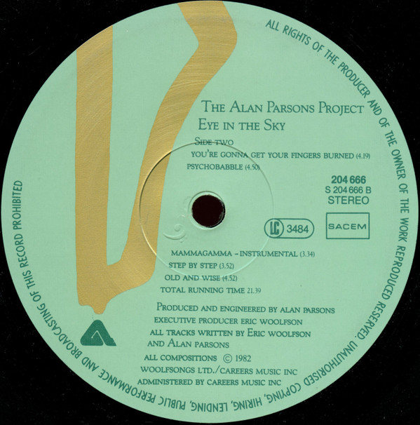The Alan Parsons Project - Eye In The Sky | Arista (204 666) - 4 The Alan Parsons Project - Eye In The Sky | Arista (204 666) - 4