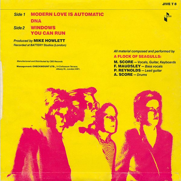 A Flock Of Seagulls - Modern Love Is Automatic | Jive (JIVE T 8) - 2 A Flock Of Seagulls - Modern Love Is Automatic | Jive (JIVE T 8) - 2