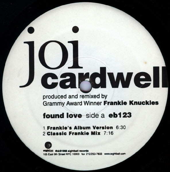 Joi Cardwell - Found Love | Eightball Records (eb123)