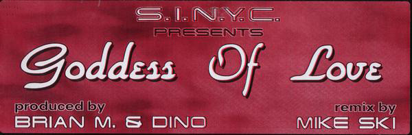 S.I.N.Y.C. - Goddess Of Love | Deeper Rekords NYC (DR0009)