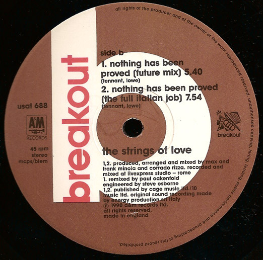 The Strings Of Love - Nothing Has Been Proved | Breakout (USAT 688) - 4 The Strings Of Love - Nothing Has Been Proved | Breakout (USAT 688) - 4