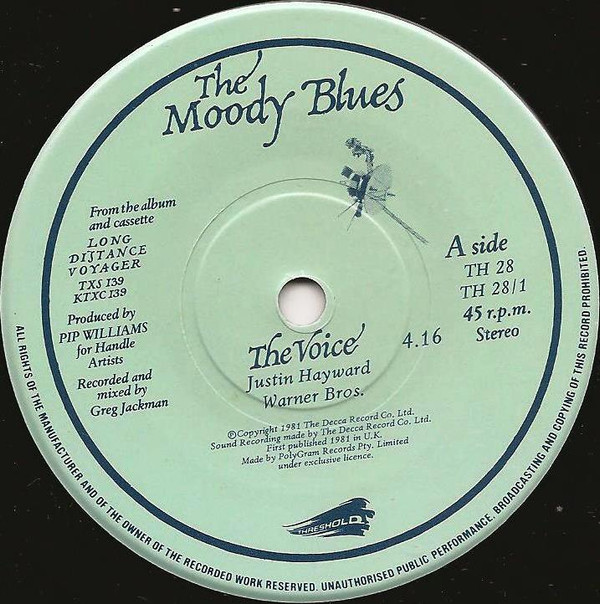 The Moody Blues - The Voice | Threshold (TH 28) - 3