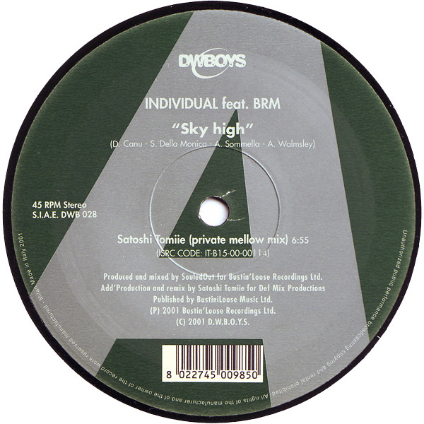 Individual Feat. Billie Ray Martin - Sky High | DWBoys (DWB 028)