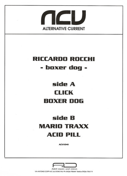 Riccardo Rocchi - Boxer Dog | ACV (ACV 1041) - main