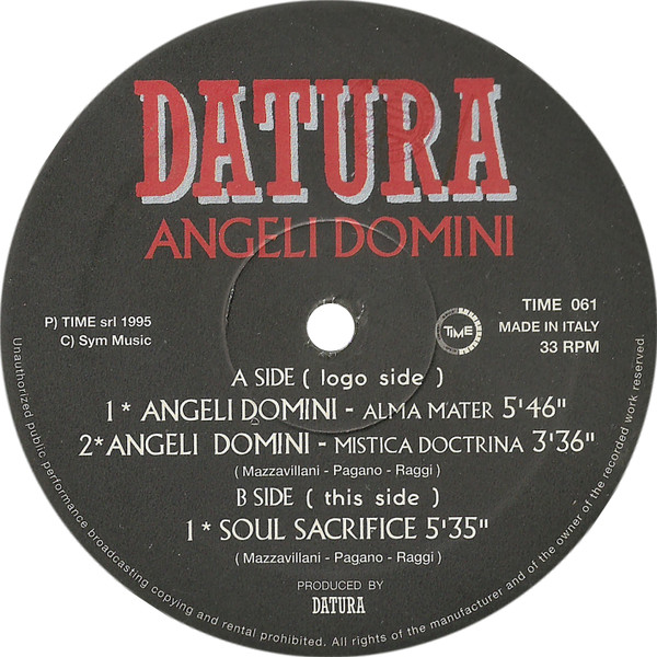 Datura - Angeli Domini | Time (TIME 061) - 3