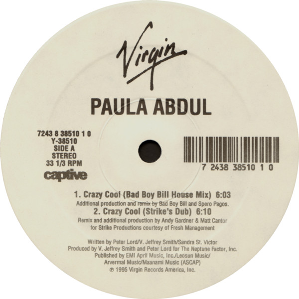 Paula Abdul - Crazy Cool | Virgin (7243 8 38510 1 0) - 2 Paula Abdul - Crazy Cool | Virgin (7243 8 38510 1 0) - 2