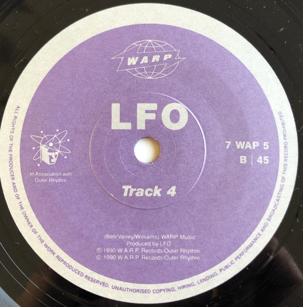 LFO - LFO | Warp Records (7 WAP 5) - 3 LFO - LFO | Warp Records (7 WAP 5) - 3