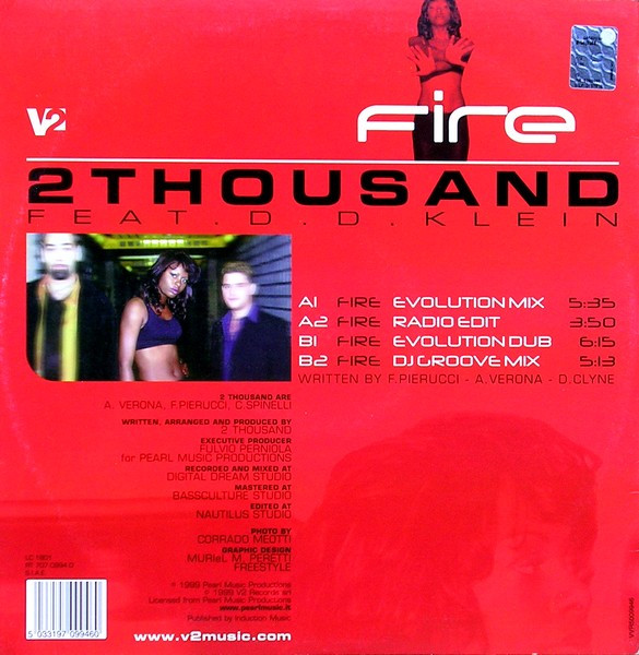 2 Thousand Feat. D.D. Klein - Fire | V2 (VVR5009946) - 2