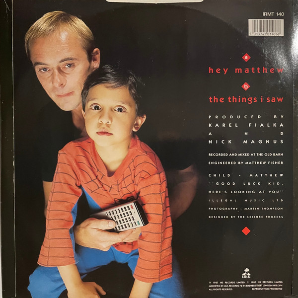 Karel Fialka - Hey Matthew | I.R.S. Records (IRMT 140) - 2