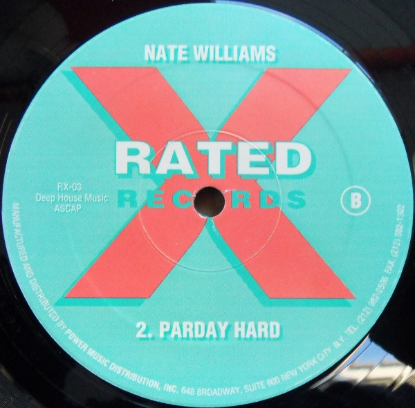 Nate Williams - Count Your Steps | Rated X Records (RX-03) - 2