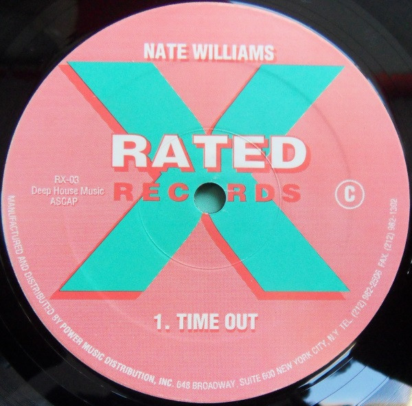 Nate Williams - Count Your Steps | Rated X Records (RX-03) - 3