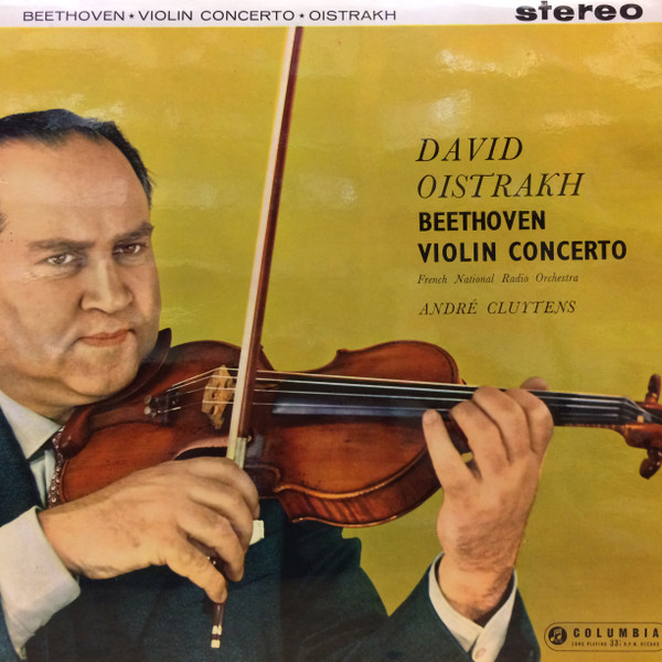 David Oistrakh, Beethoven Violin Concerto, French National Radio Orchestra, André Cluytens