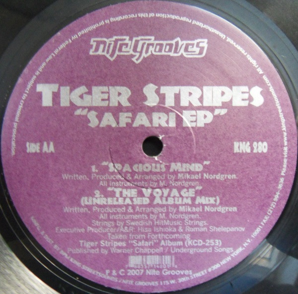Tiger Stripes - Safari EP | Nite Grooves (KNG 280) - 3