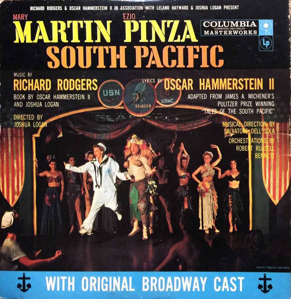 Mary Martin , Ezio Pinza , Richard Rodgers / Oscar Hammerstein 2nd With Original Broadway Cast - South Pacific | Columbia Masterworks (OL 4180) - 3 Mary Martin , Ezio Pinza , Richard Rodgers / Oscar Hammerstein 2nd With Original Broadway Cast - South Pacific | Columbia Masterworks (OL 4180) - 3