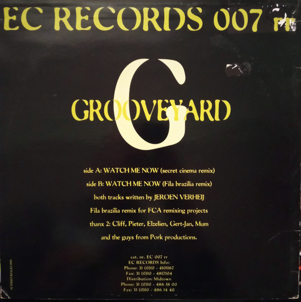Grooveyard - Watch Me Now | EC Records (EC 007 RR) - 2 Grooveyard - Watch Me Now | EC Records (EC 007 RR) - 2
