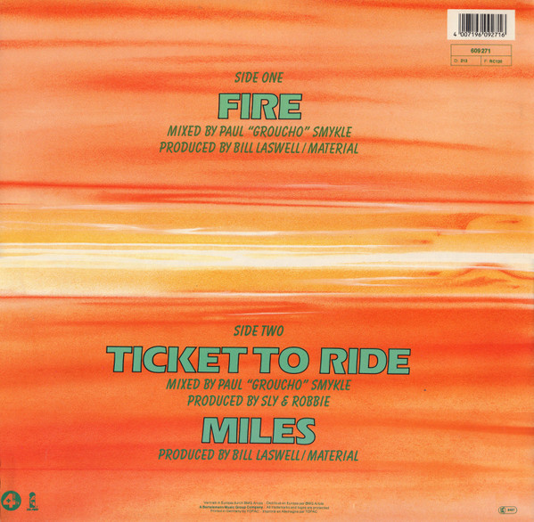 Sly & Robbie - Fire | Island Records (609 271) - 2